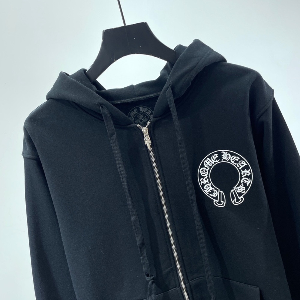 Chrome Hearts Black Zip-Up Hoodie - Picture 2 of 16